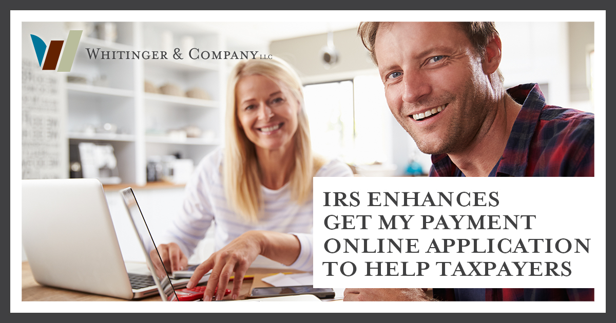 IRS Enhances Get My Payment Online Application to Help Taxpayers